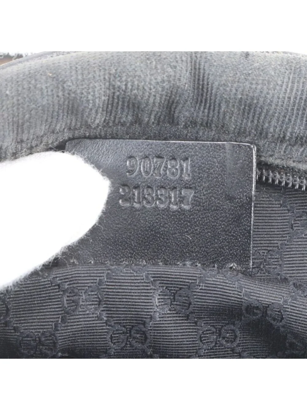 Gucci Leather Canvas Shoulder Bag Hand